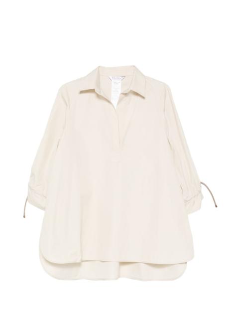 Max Mara Adorni drawstring-cuff blouse