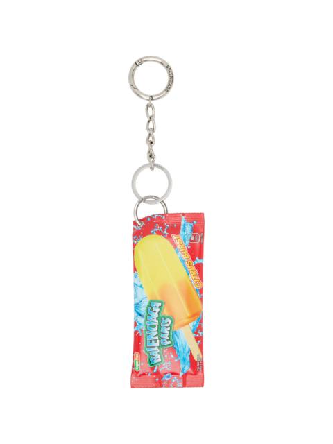 BALENCIAGA Multicolor Snack Pouch Charm Keychain