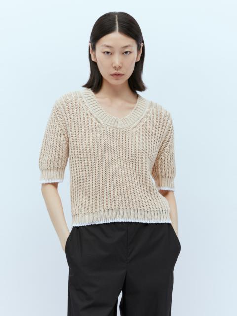 Moncler Short-Sleeve Sweater