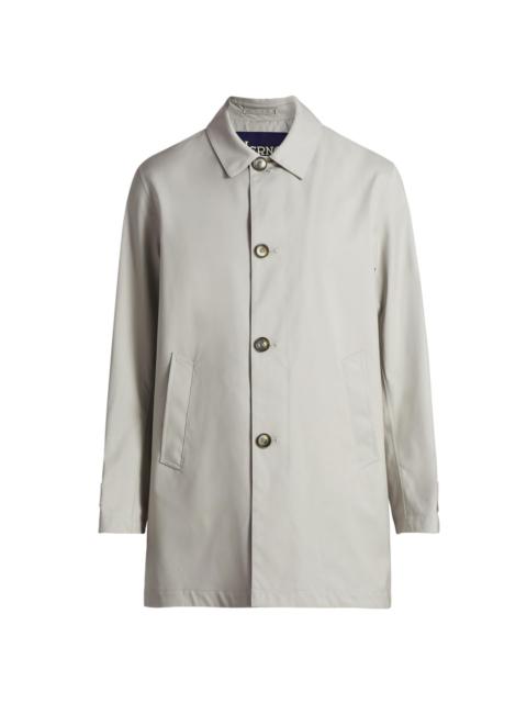 Herno Men's Storm System Virgin Wool Trench Coat - Grey