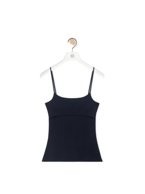 Loewe Anagram strappy top in cotton