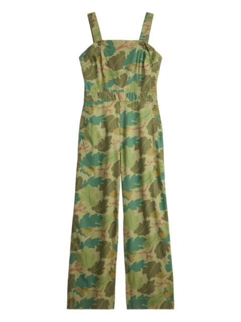 RRL by Ralph Lauren buttoned camouflage jumpsuit