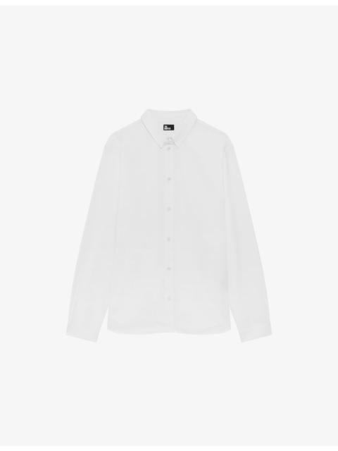The Kooples Strap-Detail Slim-Fit Cotton Shirt