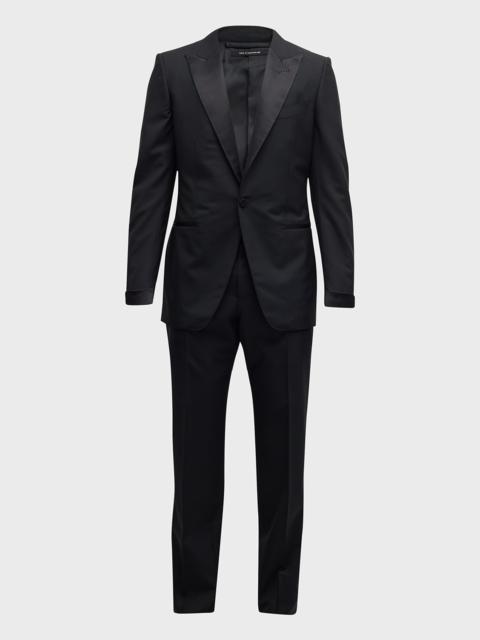 TOM FORD Men's Peak-Lapel Wool Tuxedo
