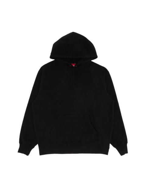 Supreme Satin Appliqu� Hooded Sweatshirt 'Black'