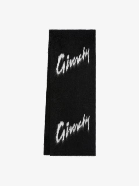 Givenchy SCARF IN ALL-OVER GIVENCHY INTARSIA MOHAIR