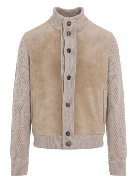 ZEGNA panelled cardigan