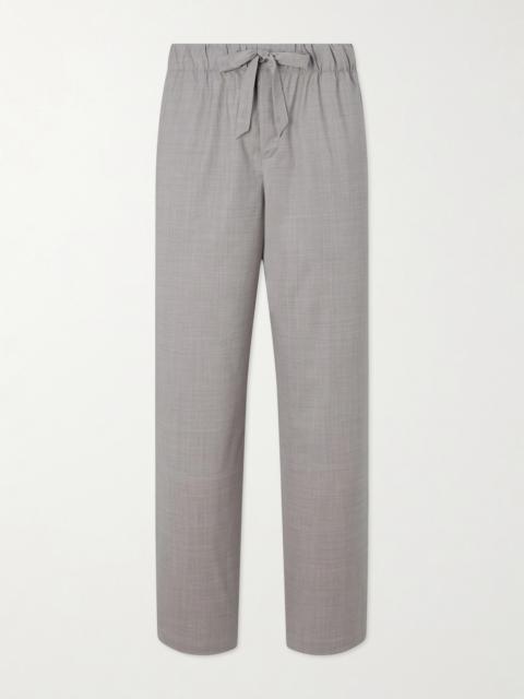 FRESCOBOL CARIOCA Luan Straight-Leg Wool Drawstring Trousers