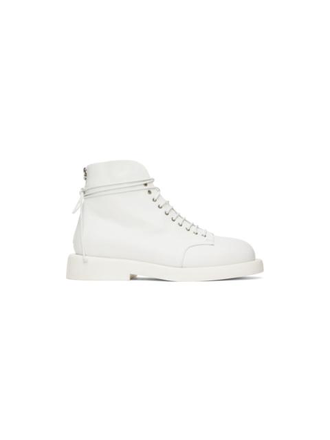 Marsèll White Gomme Gommello Boots