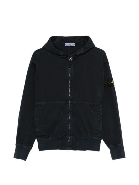 Stone Island hooded zip sweatshirt