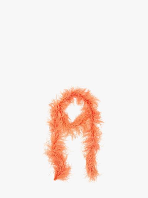 JW Anderson FEATHER BOA SCARF