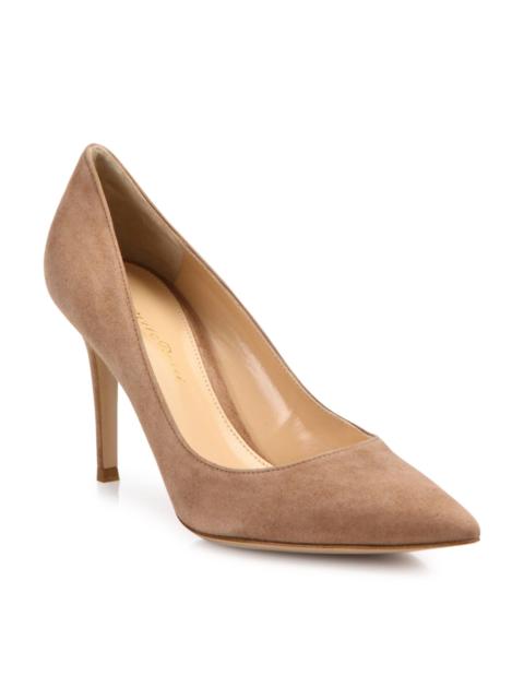 Gianvito Rossi Gianvito 105 스웨드 펌프