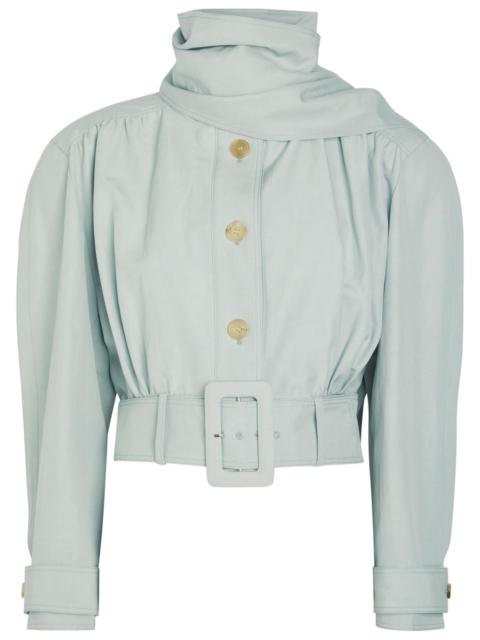 Sunspel Sunspel Scarf-effect Linen and Cotton-blend Jacket