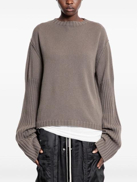 Rick Owens ribbed-detail jumper