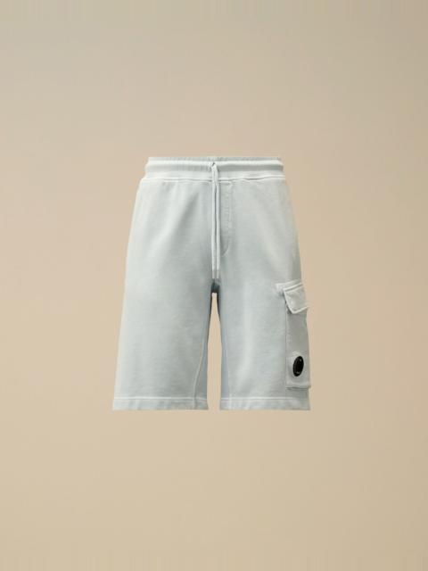 C.P. Company Cotton Diagonal Fleece Cargo Shorts