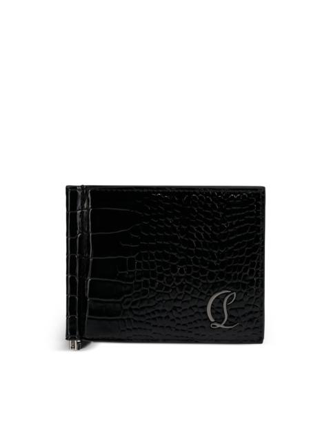 Christian Louboutin logo textured wallet
