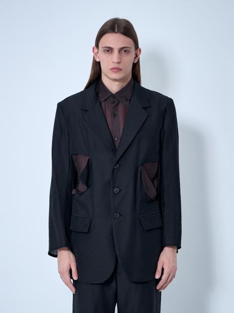 Yohji Yamamoto Cut-Off Single-Breasted Blazer