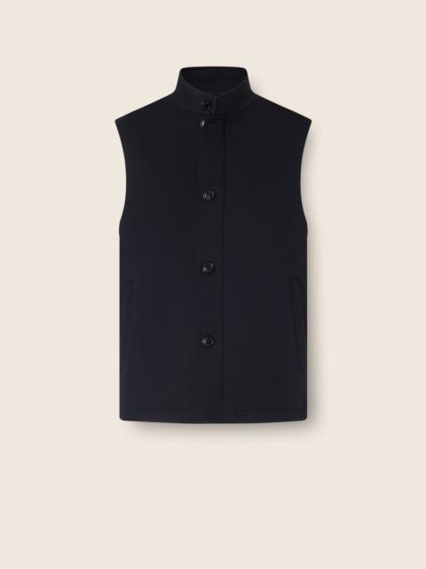 ZEGNA NAVY BLUE MICROFIBER MOTORIN 50CC VEST