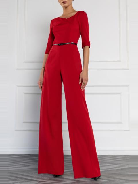 Black Halo Classic 3/4 Sleeve Jackie O Jumpsuit