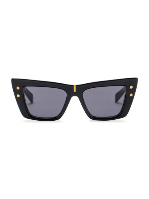 Balmain Women's B-Eye 54MM Cat-Eye Sunglasses - Black Gold Black