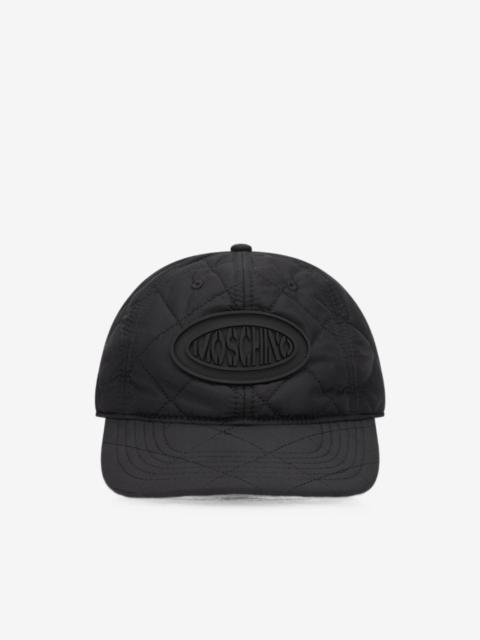 Moschino quilted-patch baseball cap