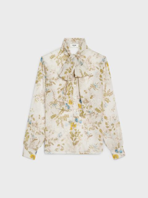 CELINE LAVALLIÈRE BLOUSE IN SILK GEORGETTE