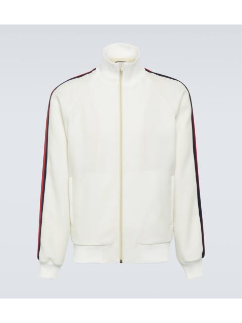 GUCCI Web Stripe-trim track jacket