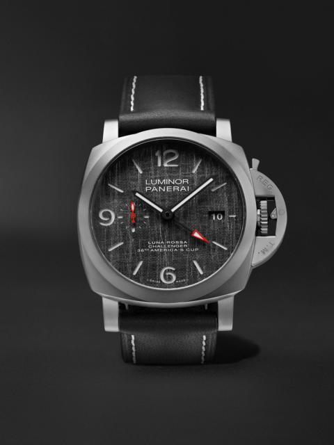 Panerai Luminor Luna Rossa GMT Automatic Titanium Watch, Ref. PAM01036