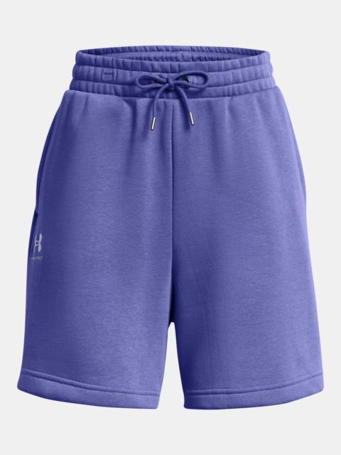 Under Armour Women's UA Icon Fleece Boyfriend Shorts