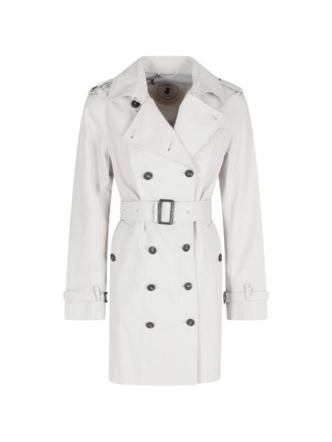 Save The Duck double-breasted belted coat