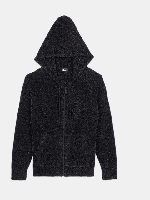 The Kooples BLACK GLITTERY CARDIGAN