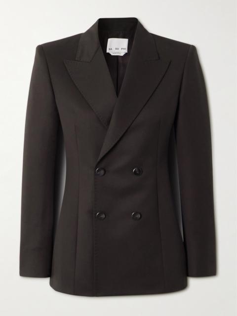 SA SU PHI Wool Double-breasted Blazer