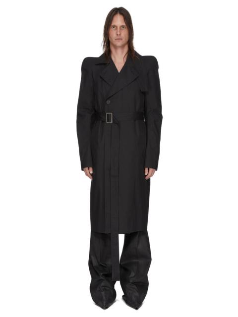 Rick Owens button-fastening trench coat