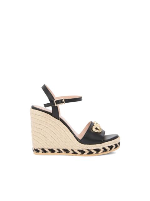Moschino heart appliqué espadrilles