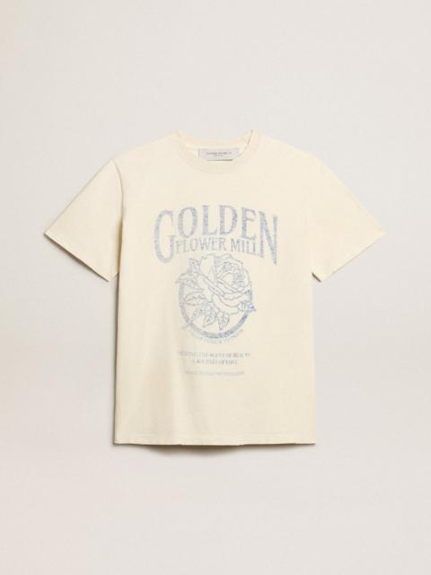 GOLDEN GOOSE プリントTシャツ　FLOWER MILL GOLDEN GOOSE Flower Mill Print T-Shirt Size S | eBay