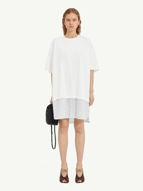 MM6 Maison Margiela Hybrid cotton jersey T-shirt