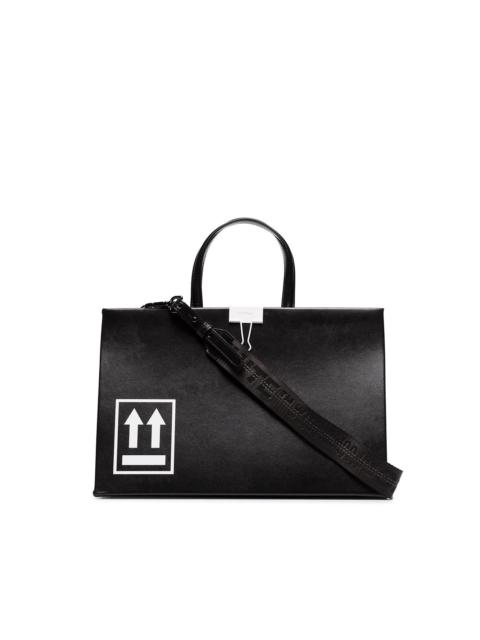 Off-White medium box tote