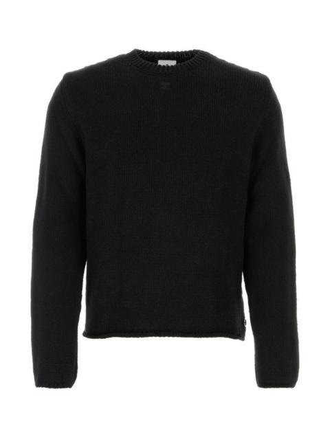 courrèges Black cotton blend sweater