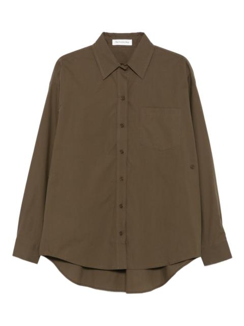 The Frankie Shop button-down chest-pocket shirt