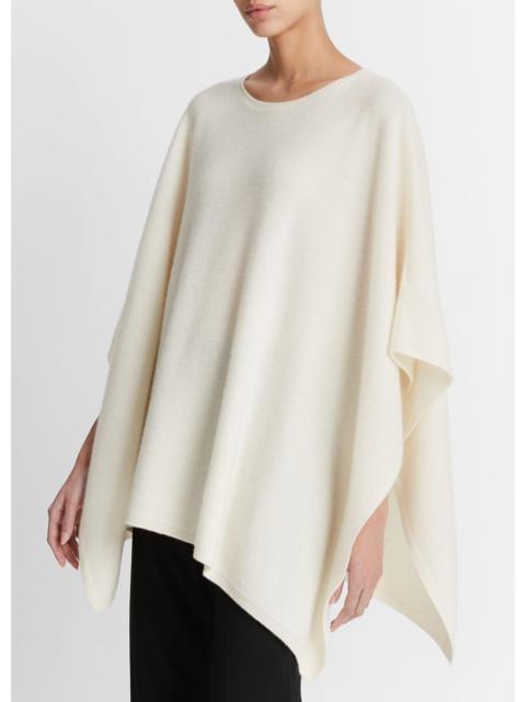 Vince Reverse-Jersey Cashmere Boat-Neck Poncho