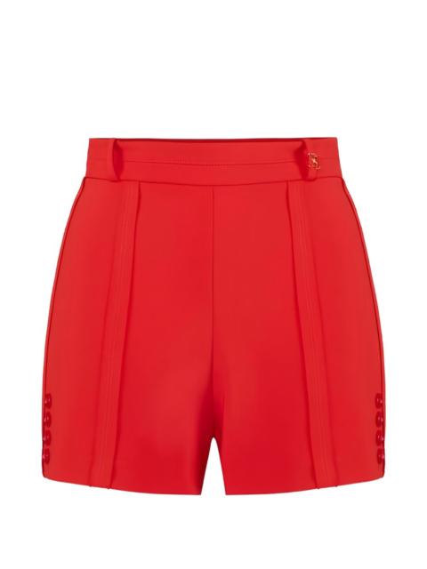 ELISABETTA FRANCHI button logo-detail shorts