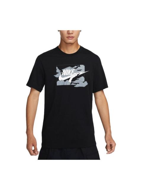 Nike Nike Club Graphic T-Shirt Asia Sizing 'Black' FZ5420-010