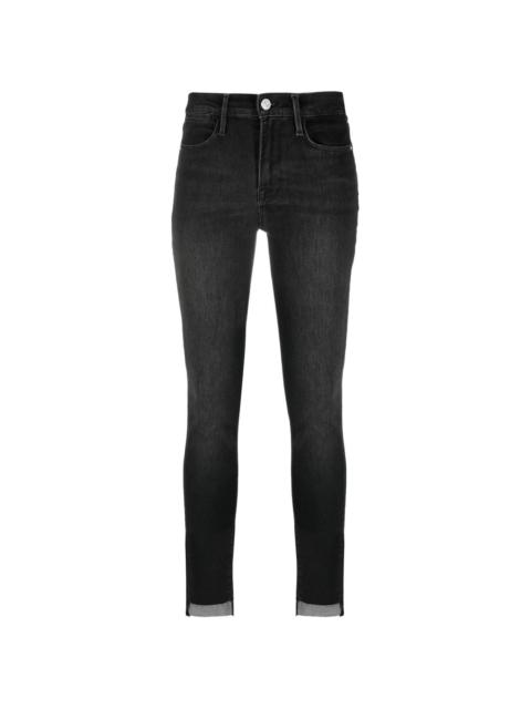 Le High Skinny raw-hem jeans