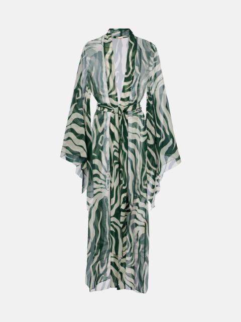 Johanna Ortiz Printed beach cover-up