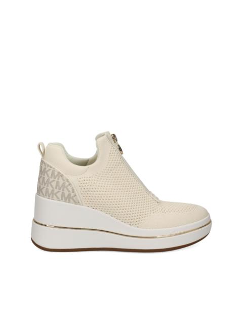 MICHAEL KORS Willis zip-up logo sneakers