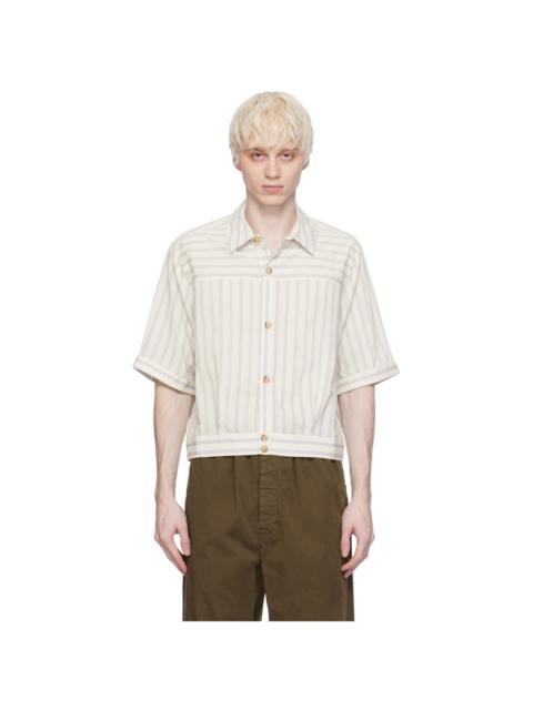 KING & TUCKFIELD White 50s Shirt