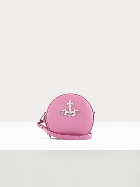 Vivienne Westwood SHINY PATENT MINI ROUND CROSSBODY BAG