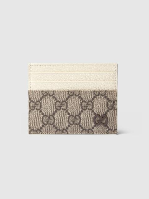 GUCCI GG card case with GG detail