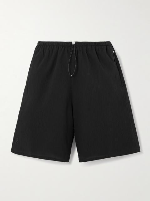 On + Zendaya Gloria Crinkled Stretch-jersey Shorts