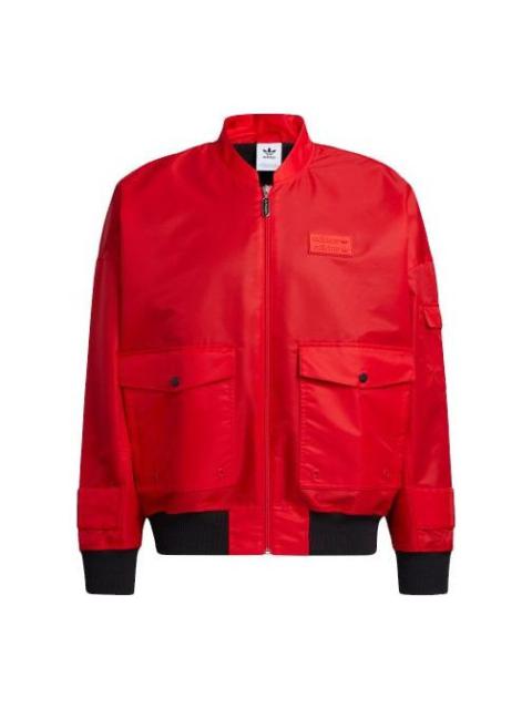 adidas originals Ryv Bomber Jacket Red H07082